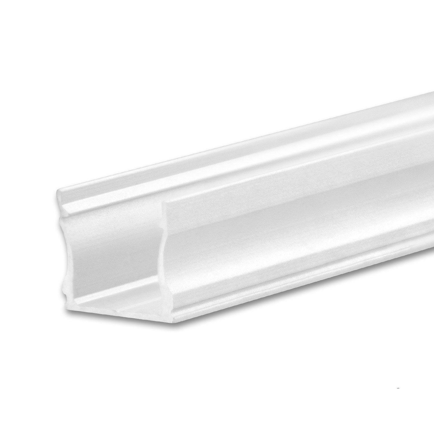ISOLED LED Aufbauprofil PURE12 S Aluminium weiß RAL9010 200cm