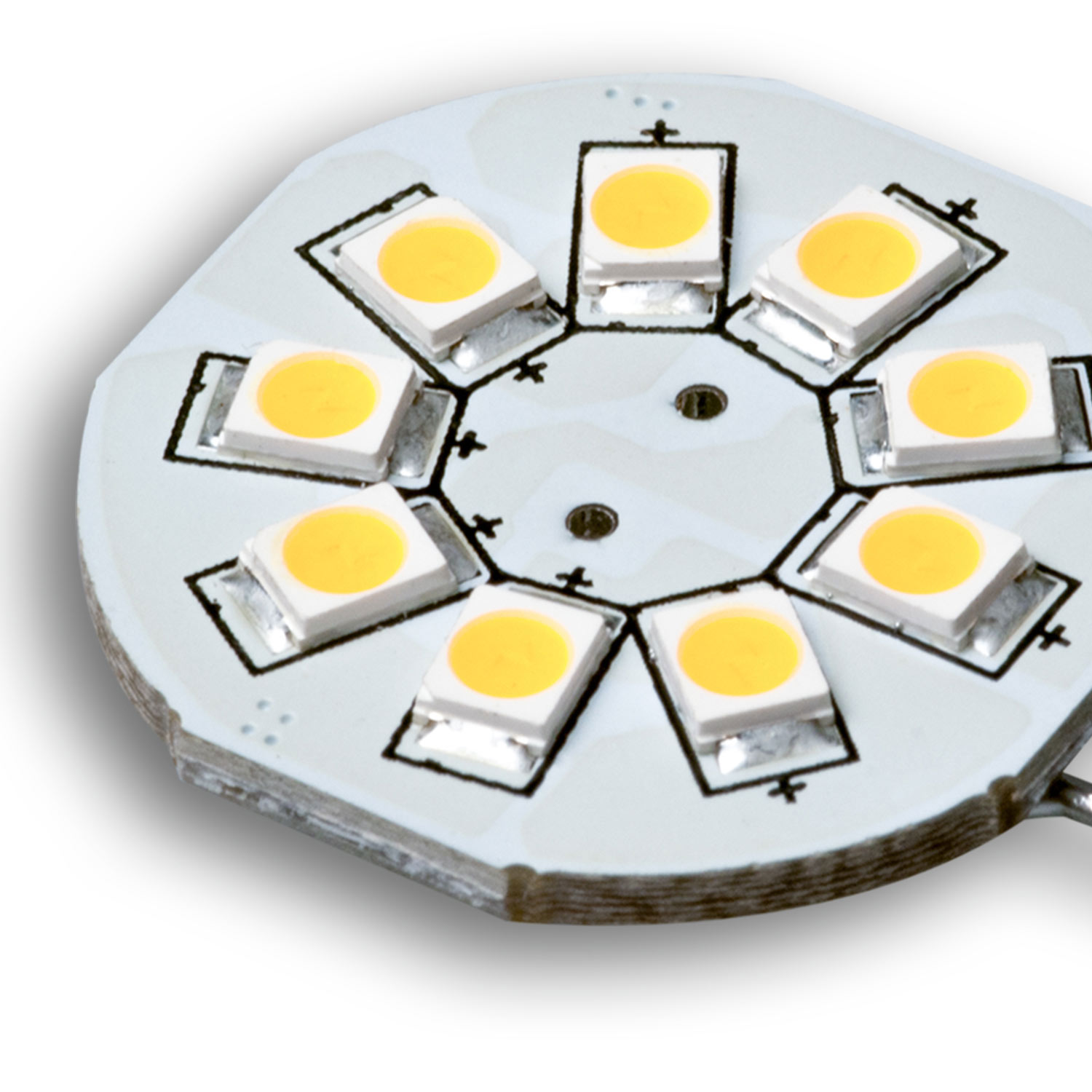 ISOLED G4 LED 9SMD 1,5W neutralweiß Pin seitlich