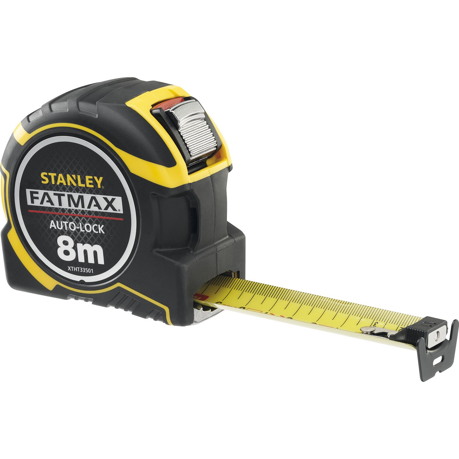 Stanley Rollbandmaß FatMax PRO Autolock 8 m EG-Prüfzeichen Genauigkeit II