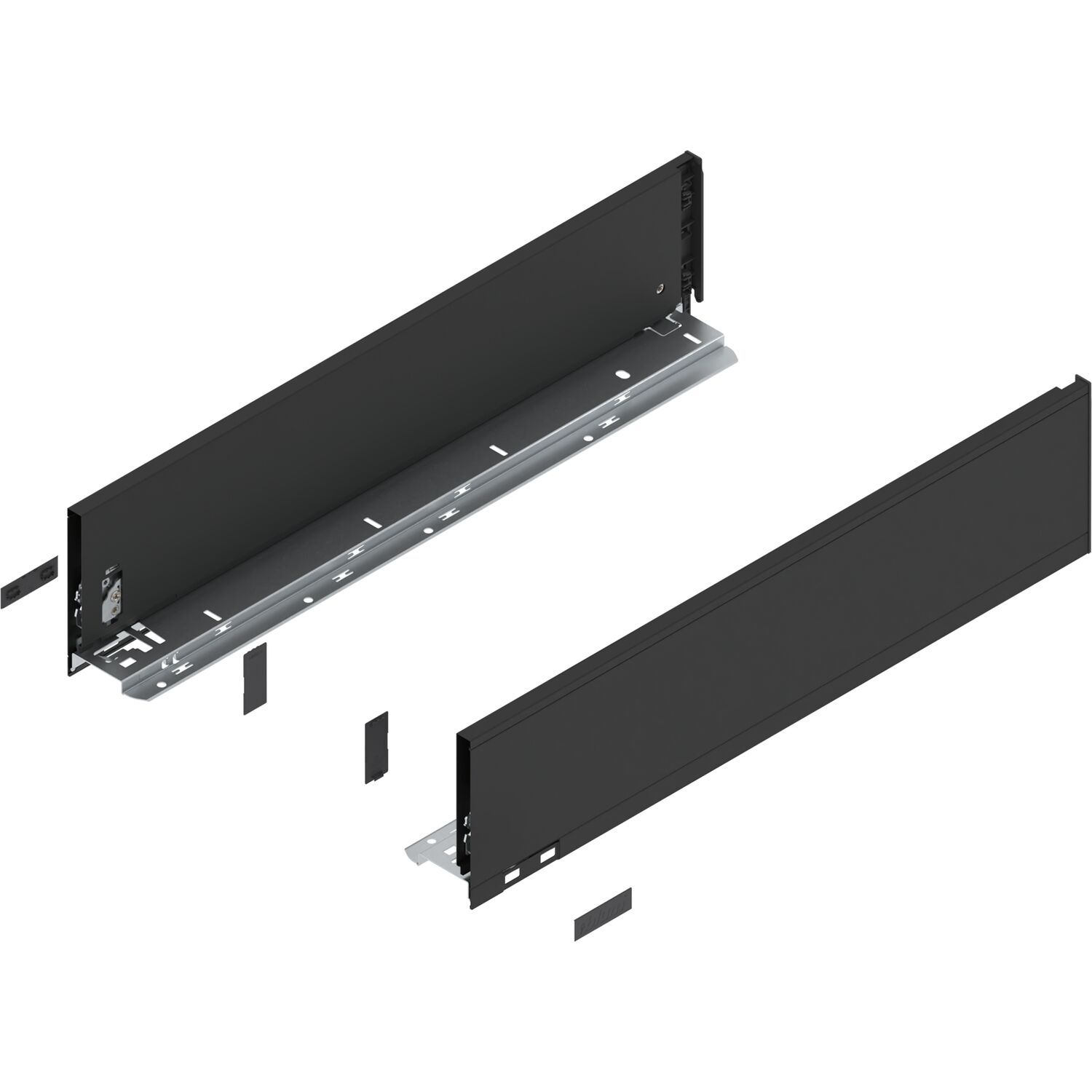 blum LEGRABOX pure Zarge Höhe K, NL 550, Carbonschwarz-matt