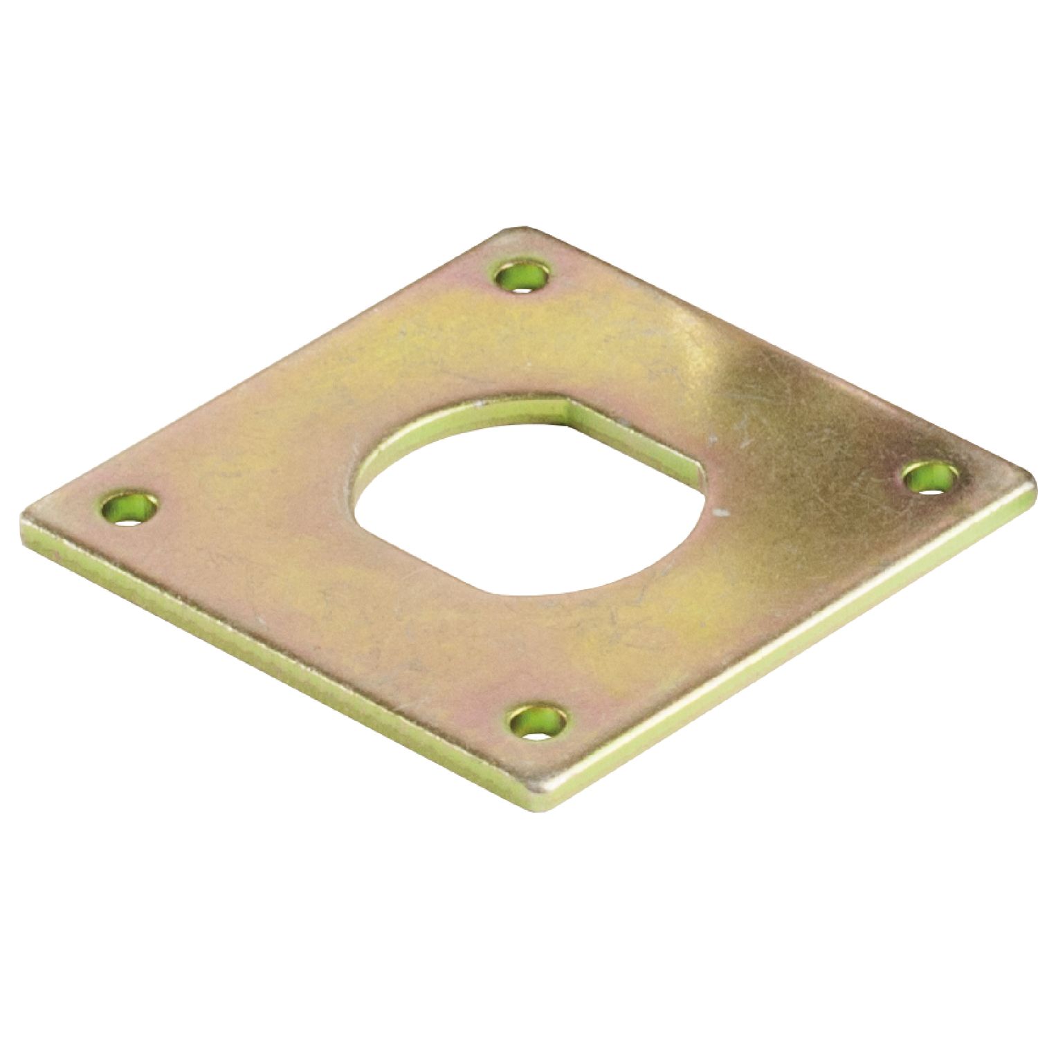 Siso Spindschloss 300 Verdreh-Schutzplatte, 40x40x2mm, Stahl verzinkt