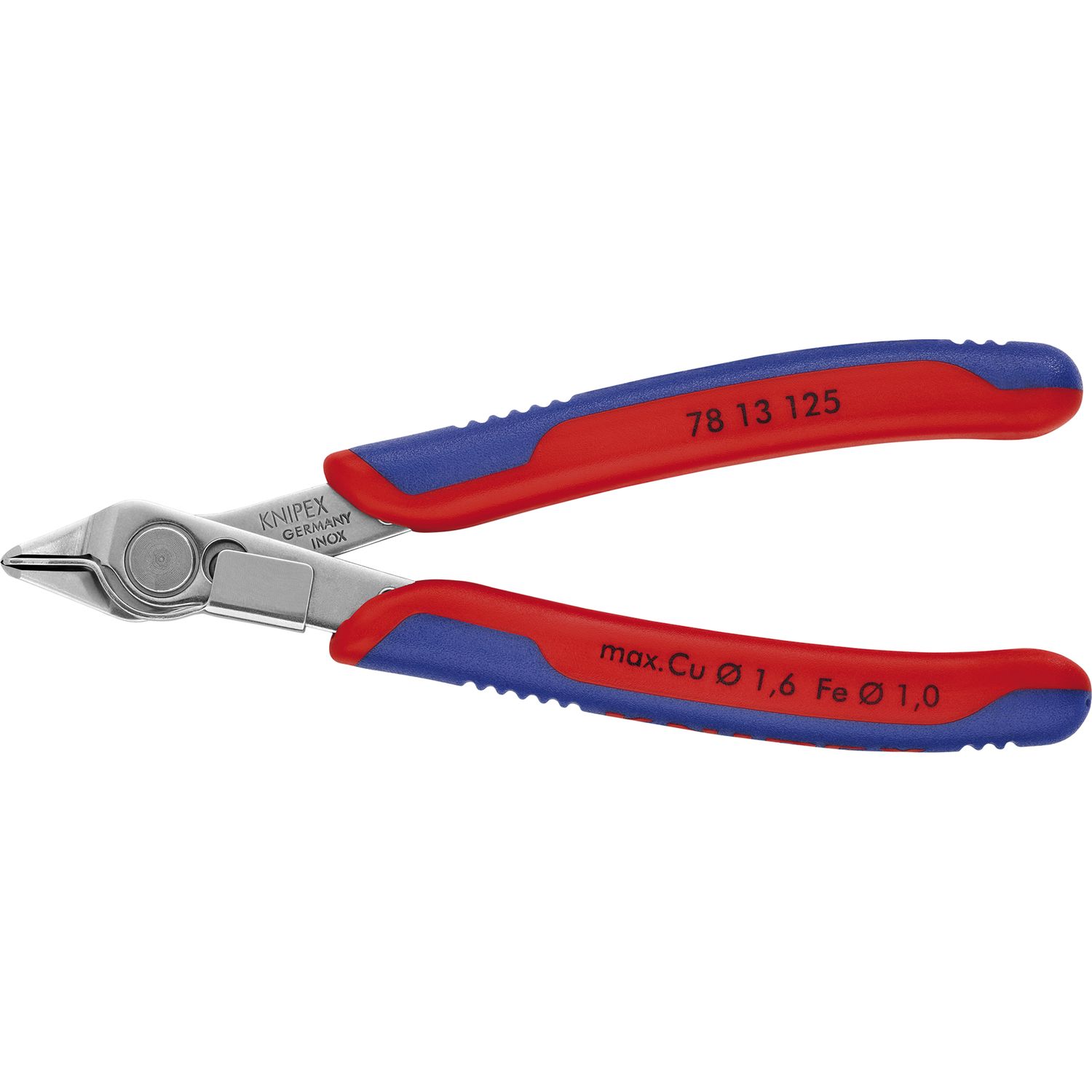 Knipex Elektronik-Seitenschneider Super Knips® 7813 DIN 9654 Form 1, L=125 mm