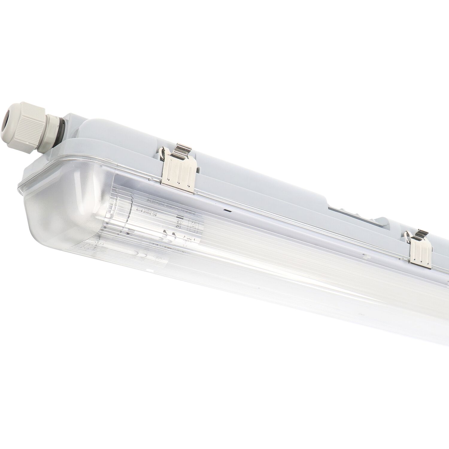 Shada Feuchtraum- Wannenleuchte FRWL1.2 L: 1260mm 2x14W grau