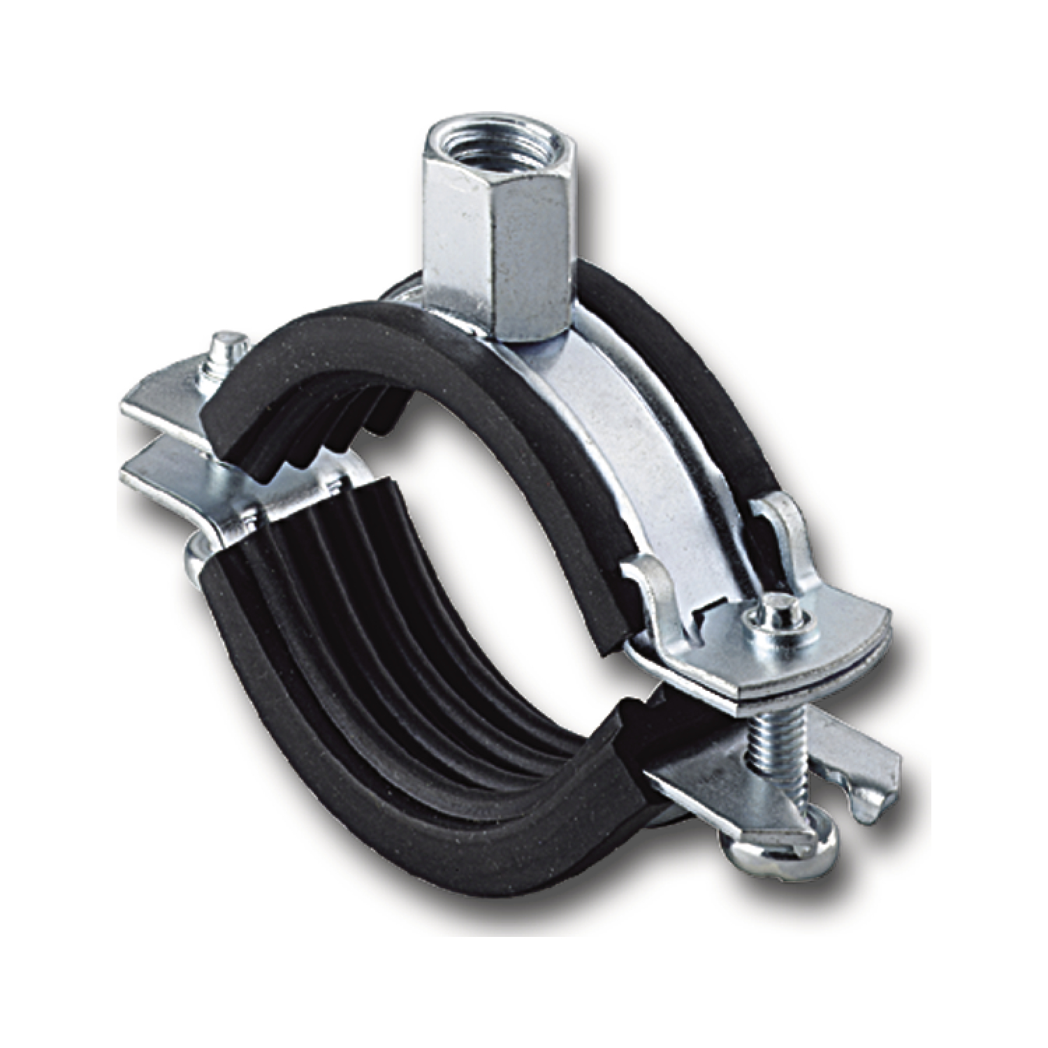 FISCHER FRS Spannbereich 121-128 mm M8/M10 Rohrschelle zweiteilig