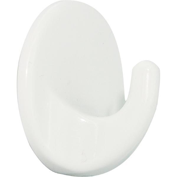 ninka Klebehaken Rund ø 34 mm, Tiefe 20 mm, Kunststoff weiß