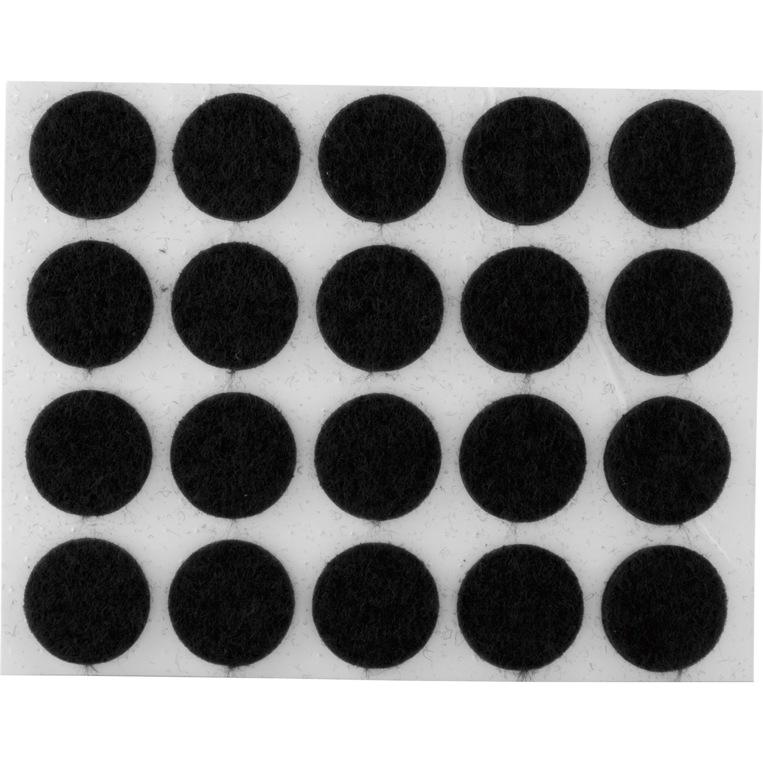 Filzgleiter rund, 17, Materialstärke 3 mm, selbstklebend, braun, Inhalt 20