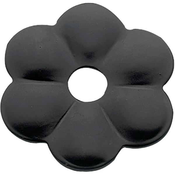 Hofmann Zierrosette (Pfettenscheibe) ø 80x4 mm, Bohr-ø 17 mm, schwarz pulverbesch. (C)