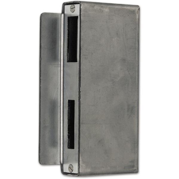 Gegenkasten zu Spezialschloss 30mm Stahl blank
