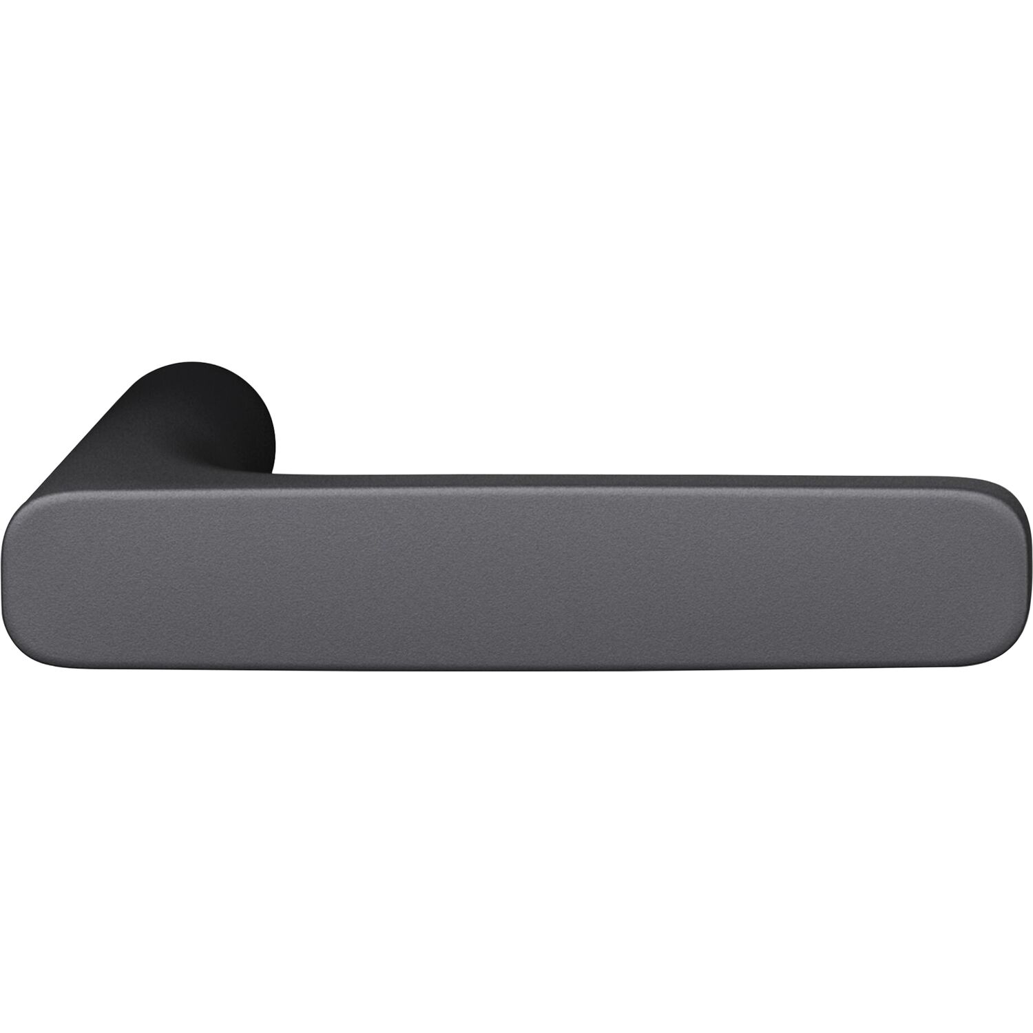 FSB Drückerlochteil 10 1289 04600 ASL/AGL, Aluminium schwarz matt