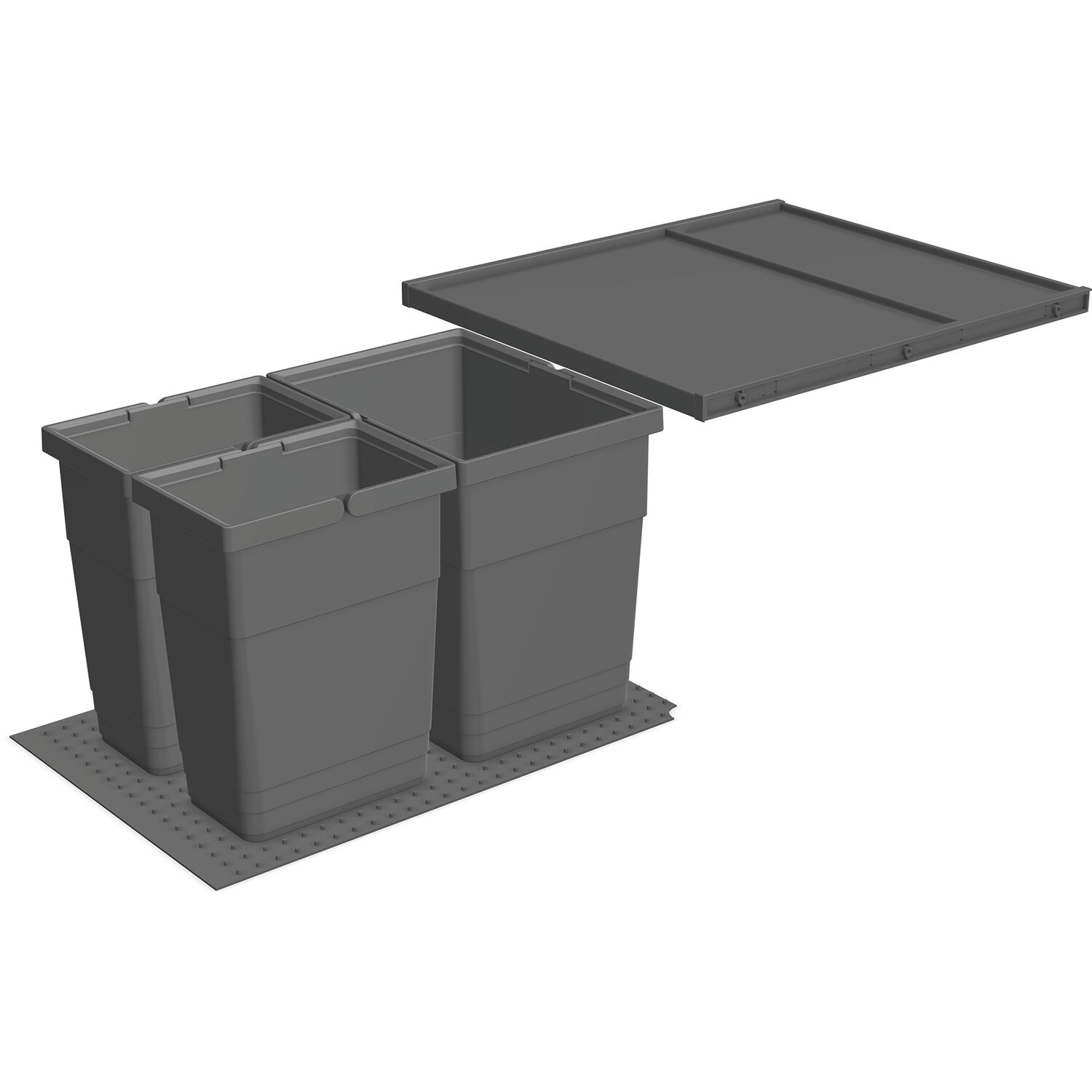 ninka eins2vier Set Korpusbreite 450/Seitenwand 18 - 19mm SERVO-DRIVE uno Dunkelgrau