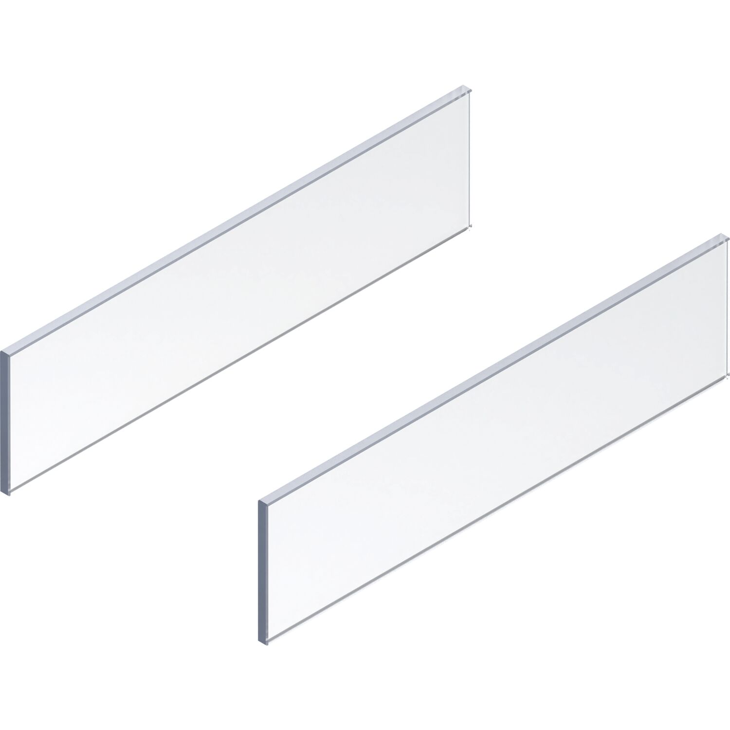 blum MERIVOBOX Einschubelement Seite, NL 450 mm, Glas klar