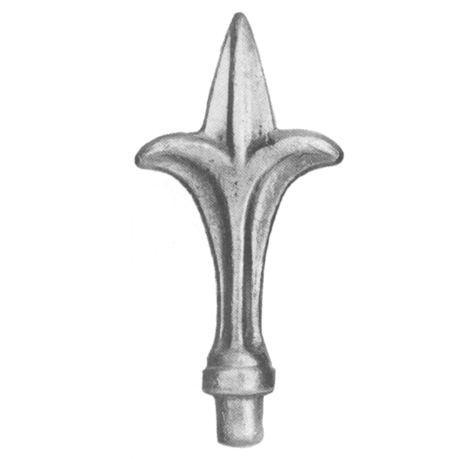 IAM DESIGN Spitze Höhe 125 mm, Base D, Firenze, Schmiedeeisen