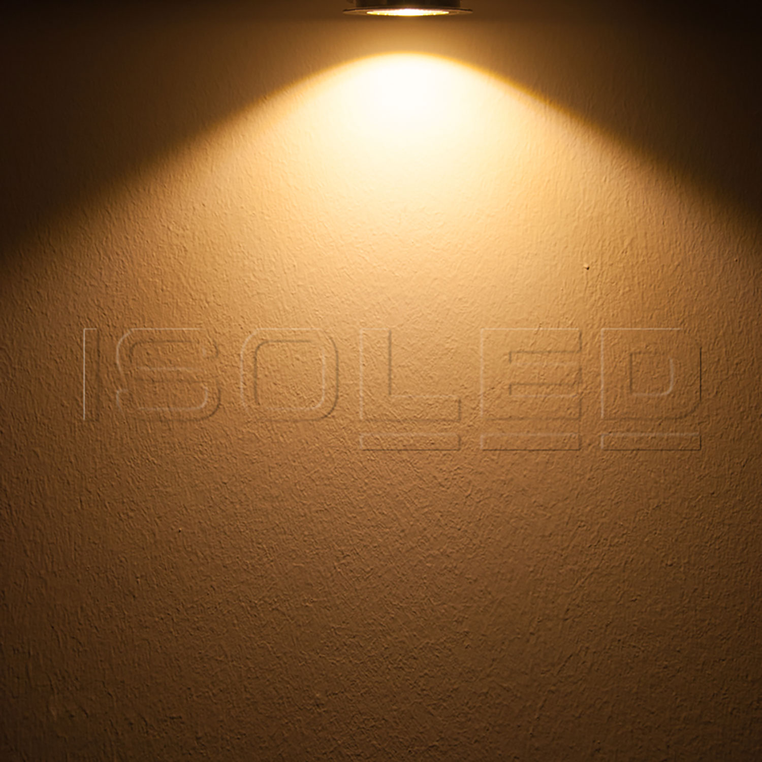 ISOLED LED Möbel-Einbaustrahler COB mit Reflektor 3W 60° nickel geb. warmweiß