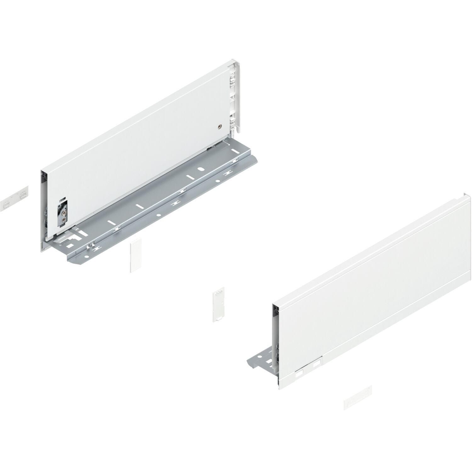 blum LEGRABOX pure Zarge Höhe K, NL 350, Seidenweiß-matt