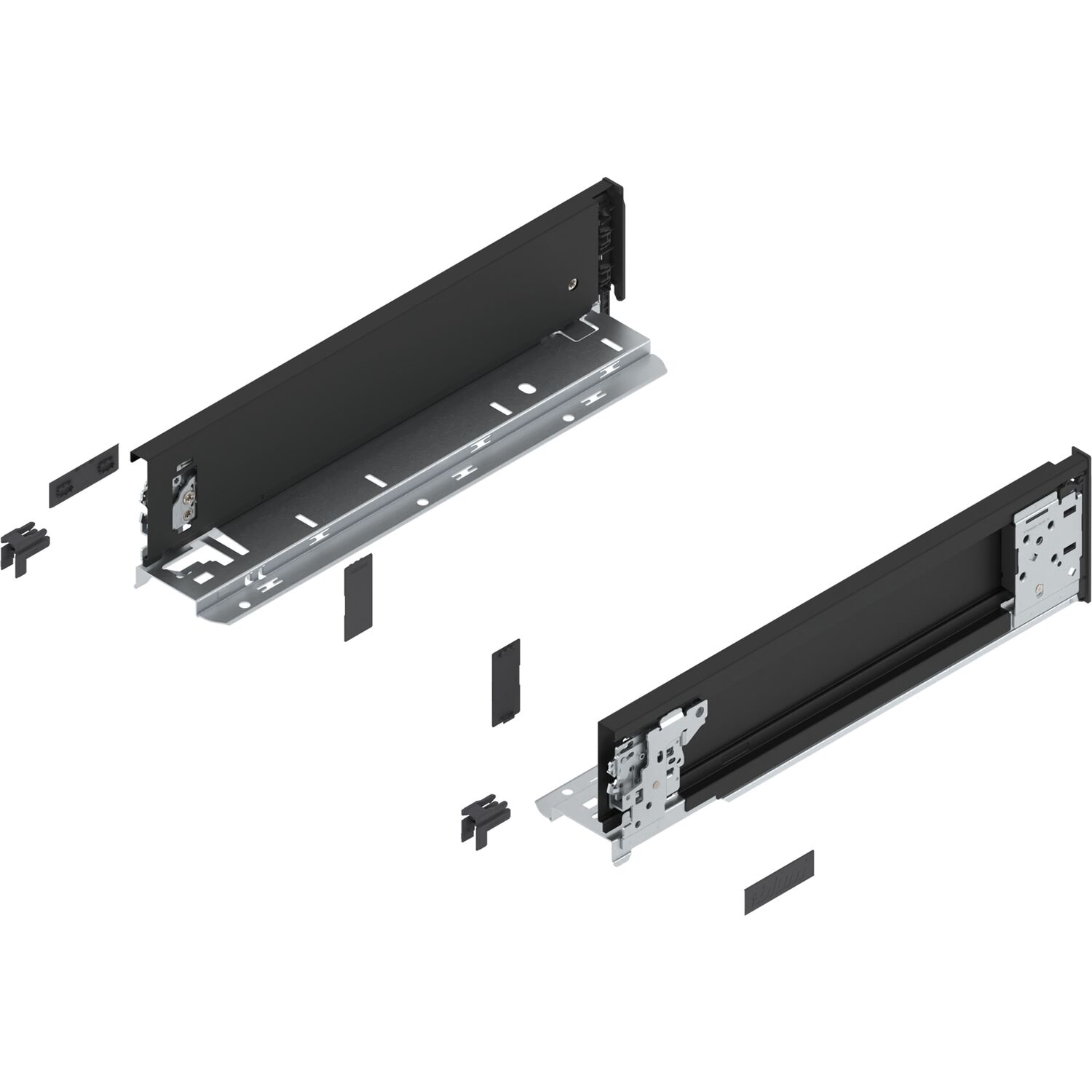 blum LEGRABOX special edition Innenzarge Höhe M, NL 350 mm, Carbonschwarz