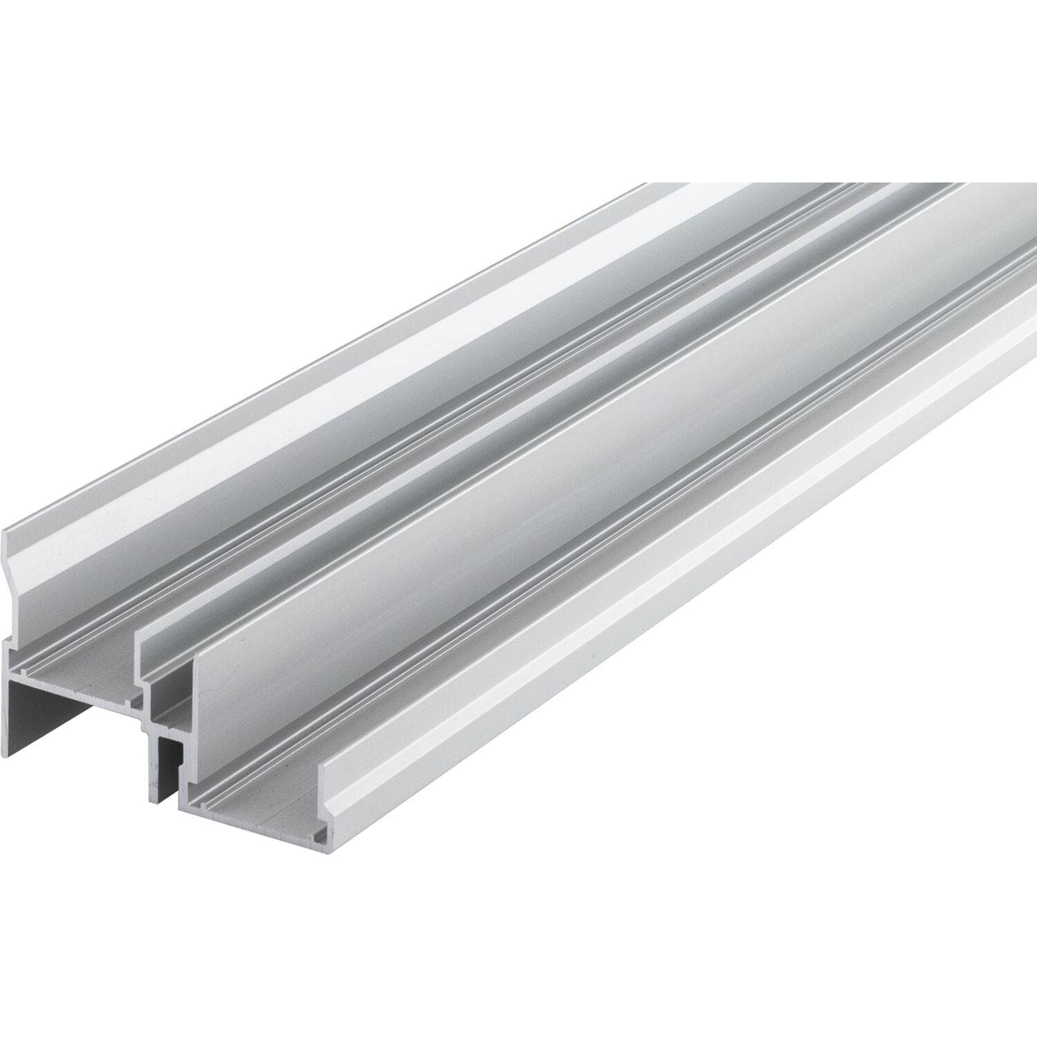 Hawa Combino Doppellaufschiene 65 H MS/FS - 80 H FS 2500mm Aluminium eloxiert