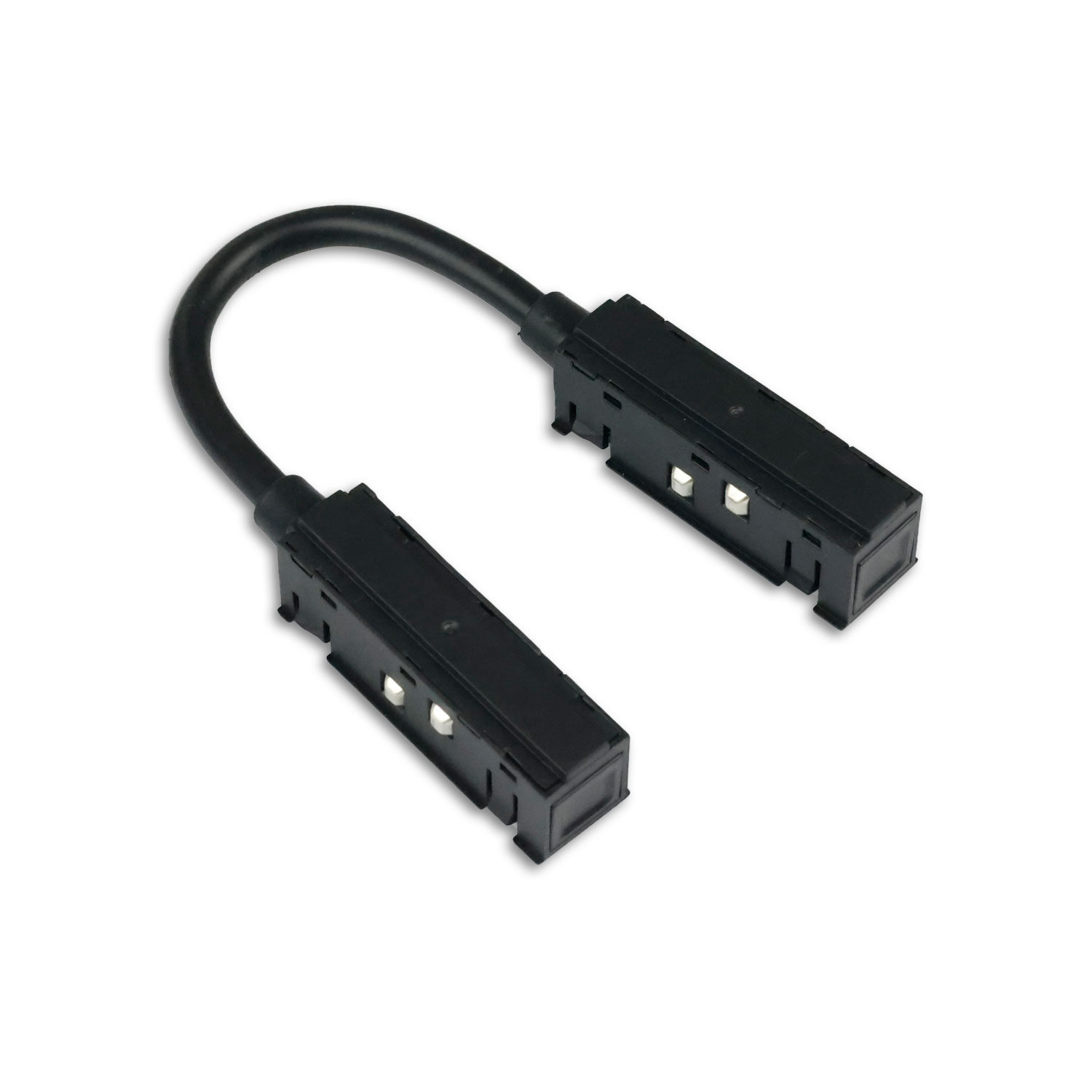 ISOLED Track48 Linear-Verbinder flexibel 180° biegbar stromführend schwarz max. 6A 4-polig