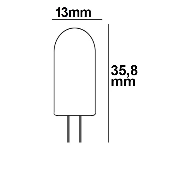 ISOLED G4 LED 48SMD 2W vergossen neutralweiß