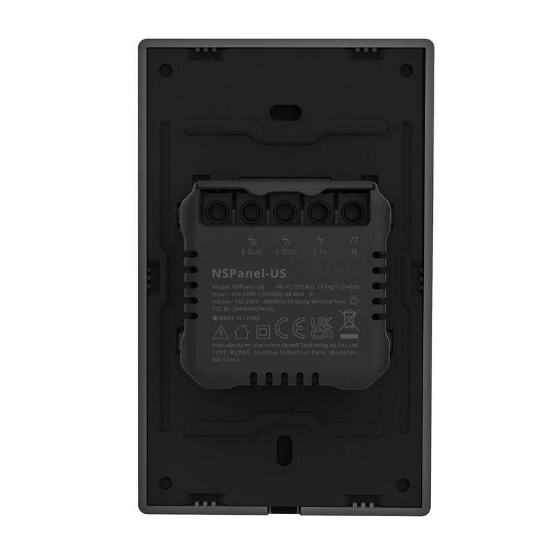 Sonoff NSPanel Smart Scene Wandschalter 120-Typ graphite