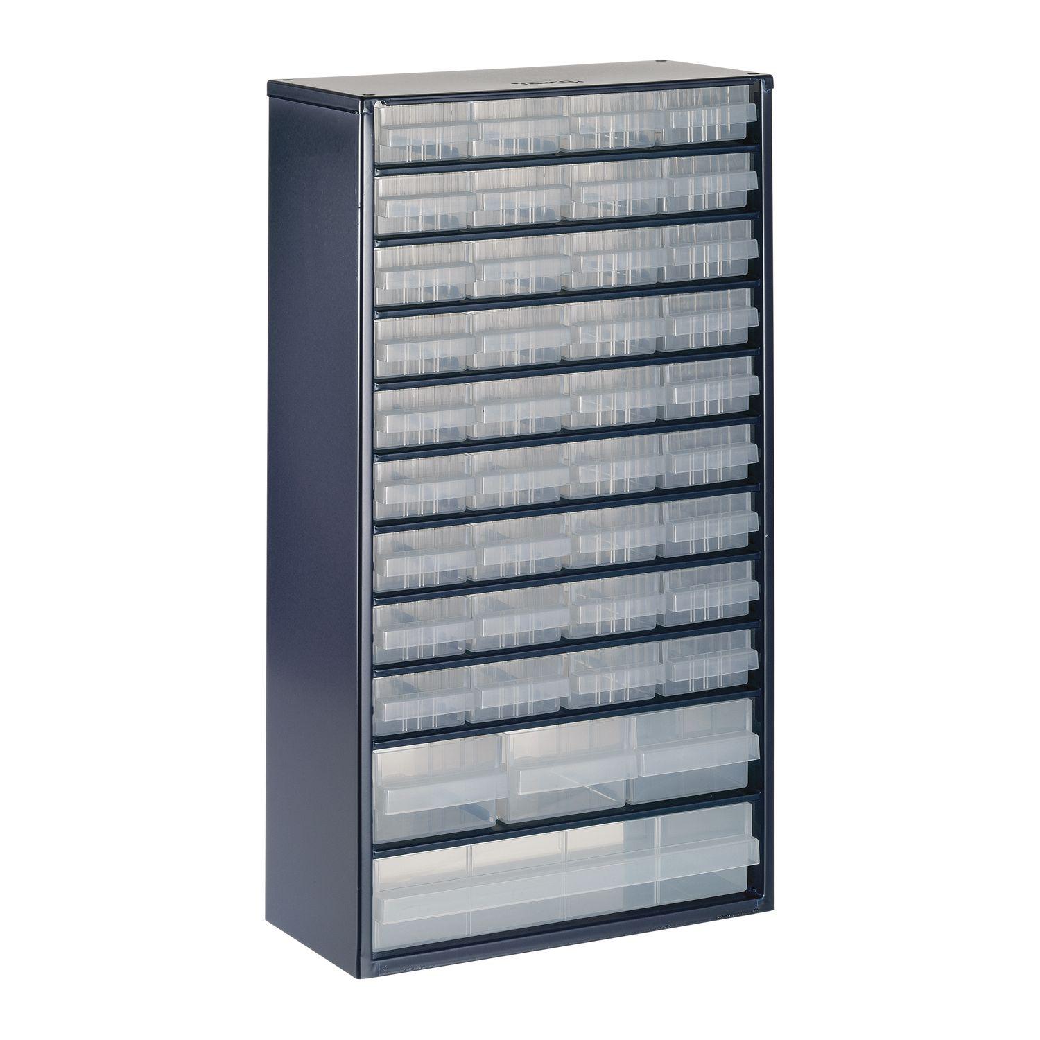 raaco Schubladenmagazin 1240-123 mit 40 Schubladen 552 x 306 x 150 mm