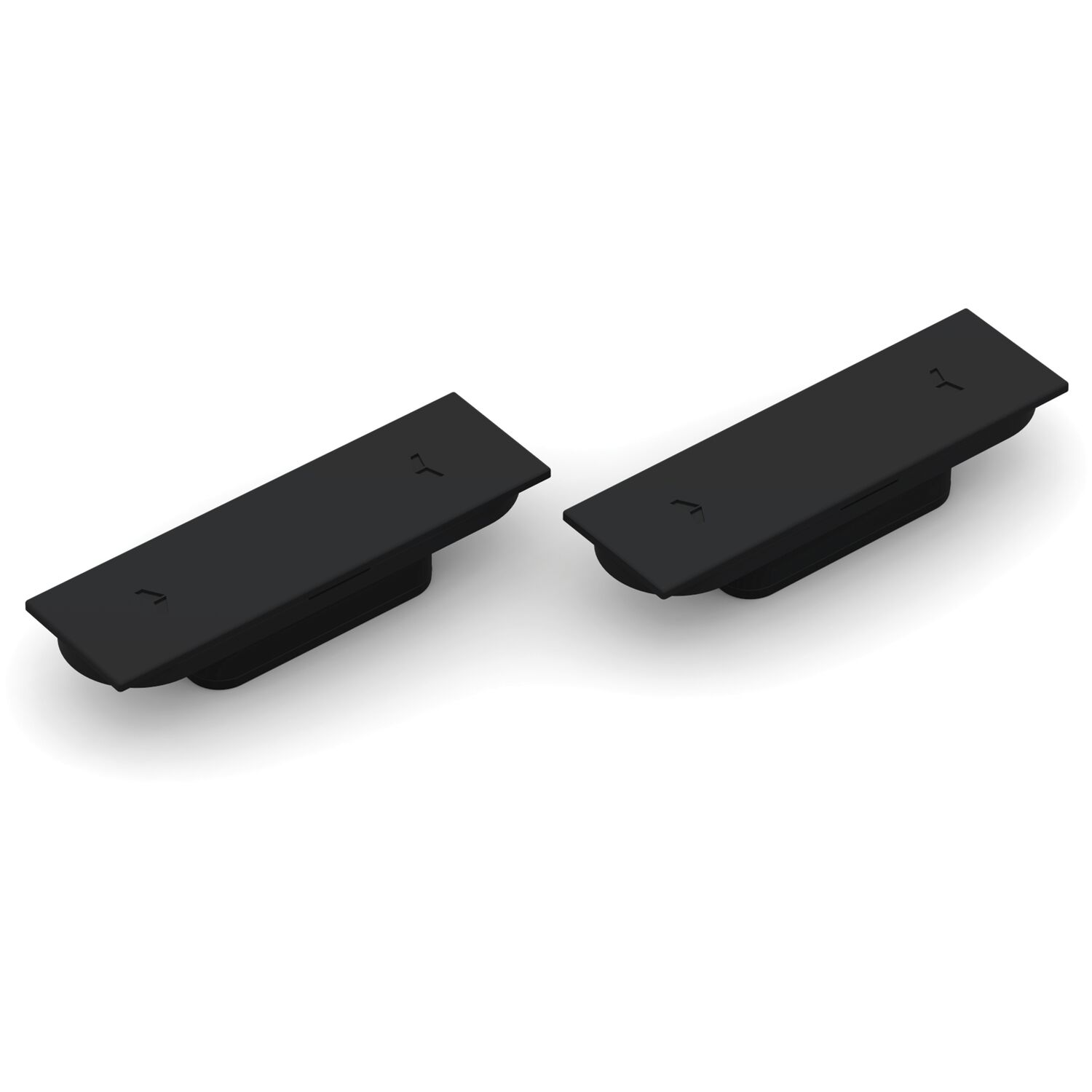 Argenta Türmagnet Magnotica Pro SE, 73 x 22 mm, Abdeckkappe rechteckig, Zamak schwarz