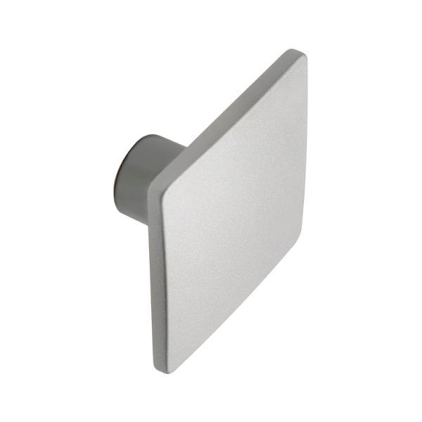 ESTAMP Knopf Lugus Breite 50 mm, Tiefe 25 mm, ZN alufarbig