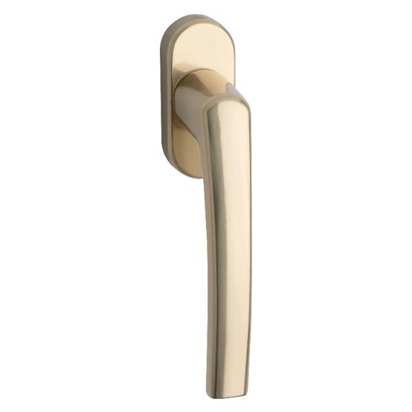 Roto Fenstergriff ROTOLINE Vierkant 7x35mm Aluminium messingfärbig eloxiert