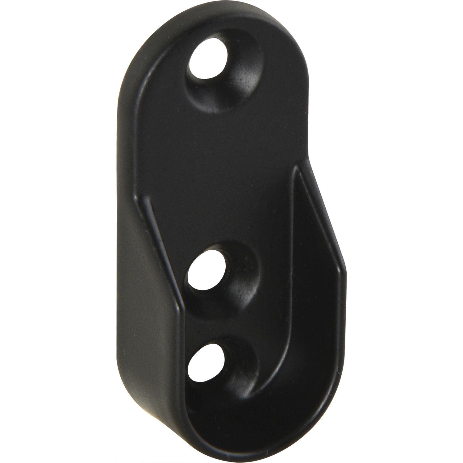Grimme Schrankrohrlager Oval 1 für Schrankrohr 3 Schraublöcher Zink schwarz