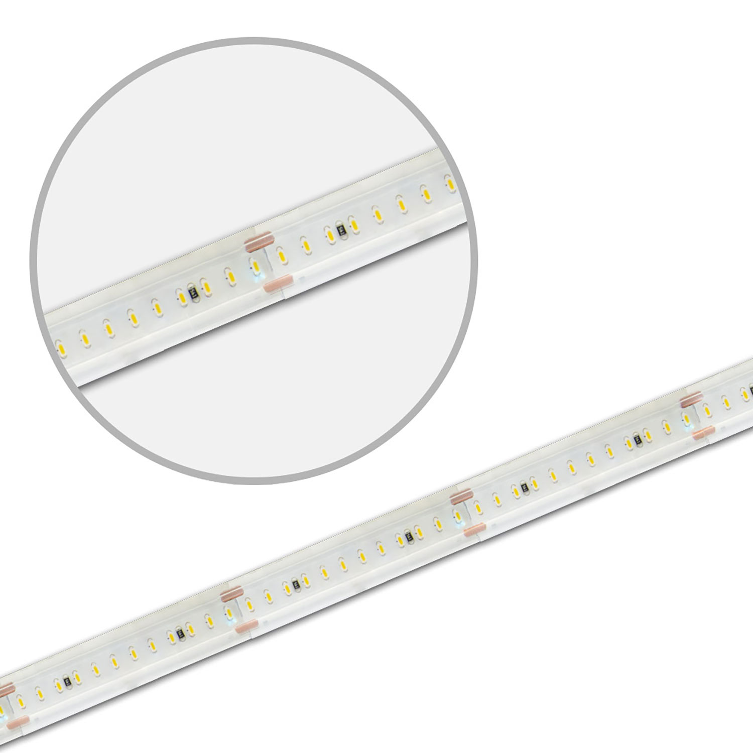 ISOLED LED AQUA CRI927 Linear 48V Flexband 8W IP68 2700K 30m Rolle 240 LED/m