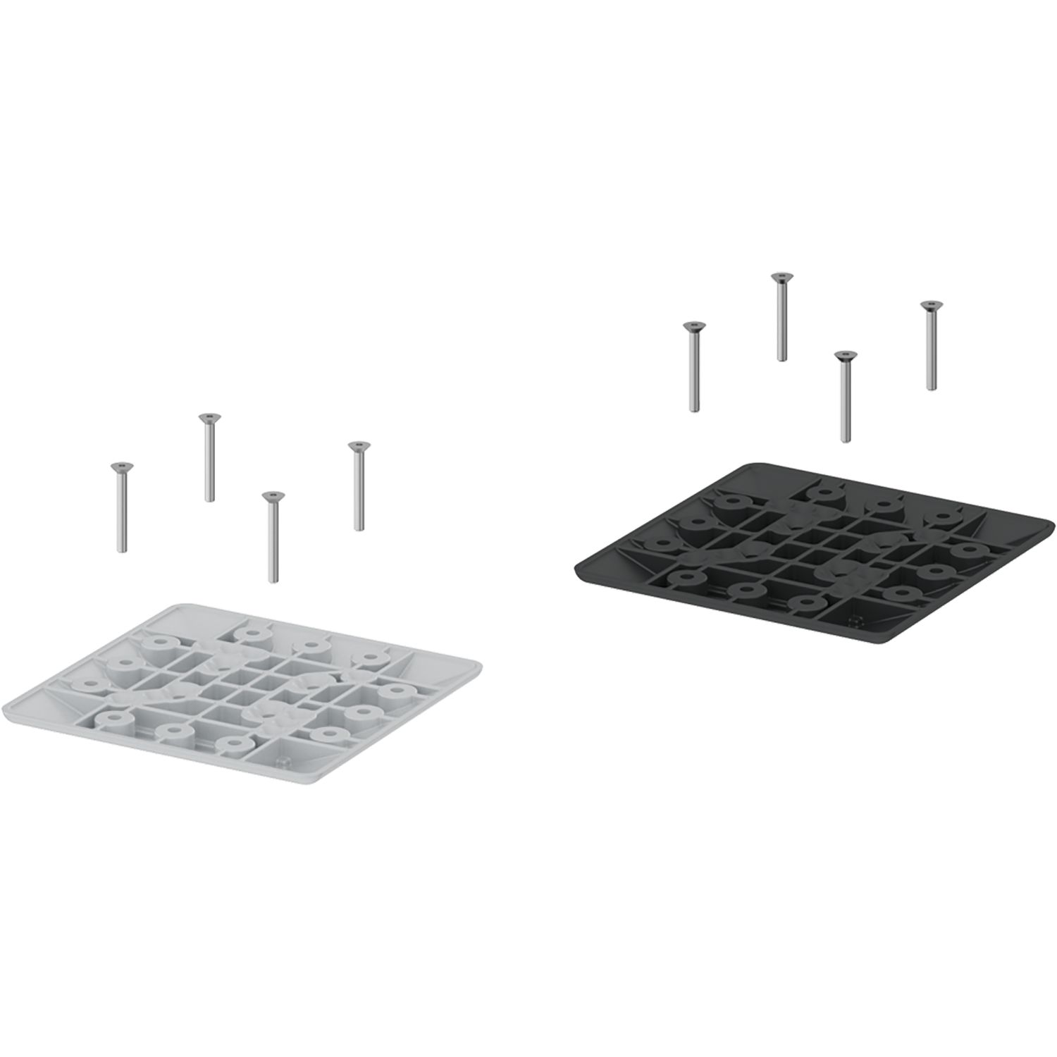 HETTICH LegaDrive Tischbeinanbindung Aluminium anthrazit