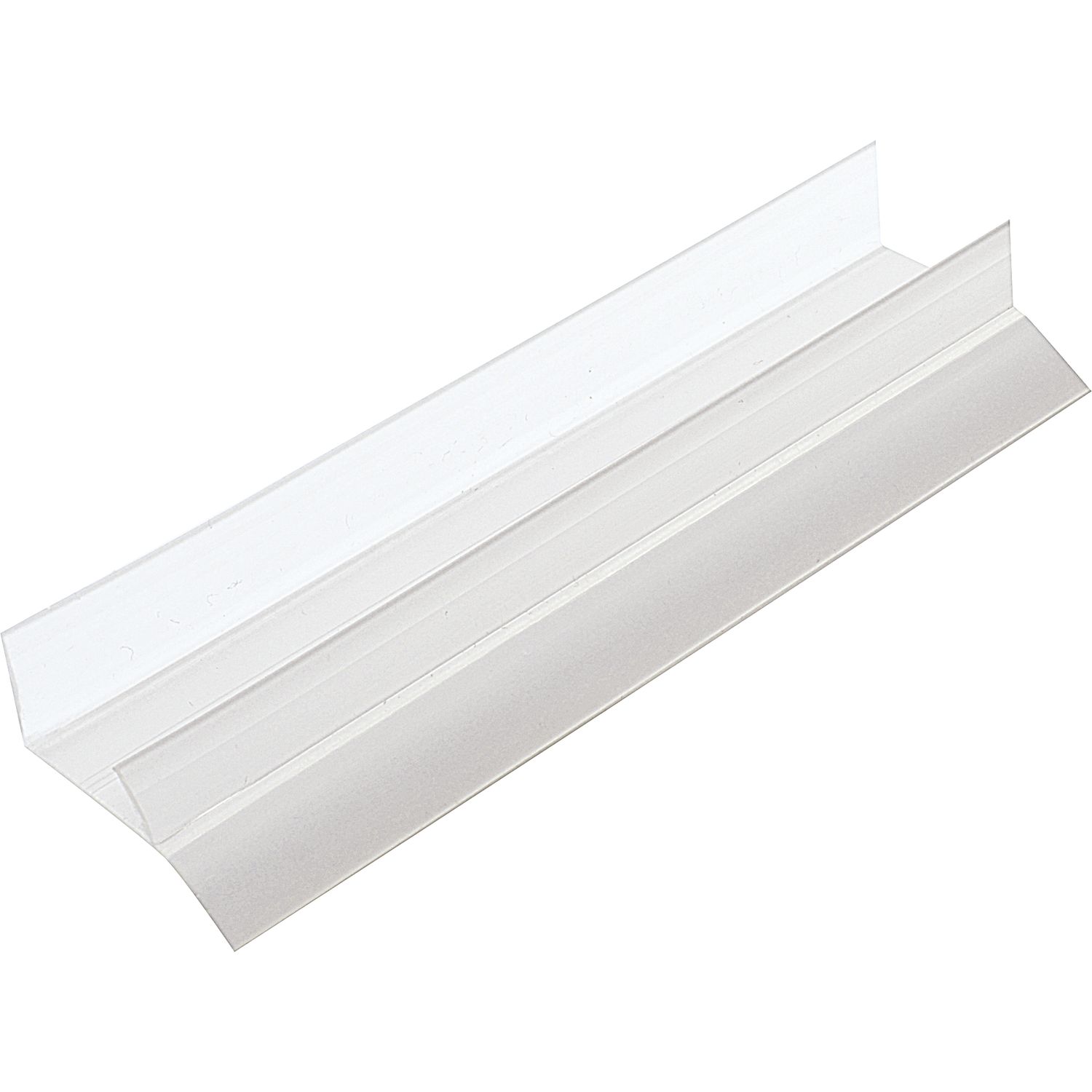 REHAU Sockel-Abschlussprofil 16mm mit Dichtlippe Kunststoff transparent (5 Meter)