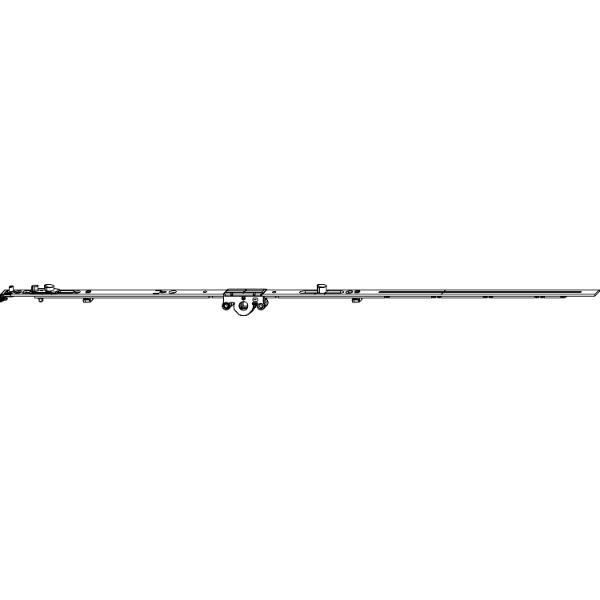 Maco #212119 MACO MM D-Getriebe fix, Kippschwinge, DM 15 mm, 1VZ, FFH 661-840 mm (212119)