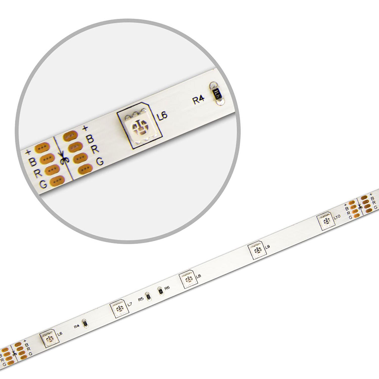 ISOLED LED SIL-RGB Flexband 24V DC 7,2W IP20 5m Rolle 30 LED/m