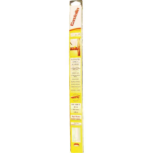 Castolin Silberhartlot 6113RX 45% ø 2 mm Länge 500 mm Inhalt 100 g