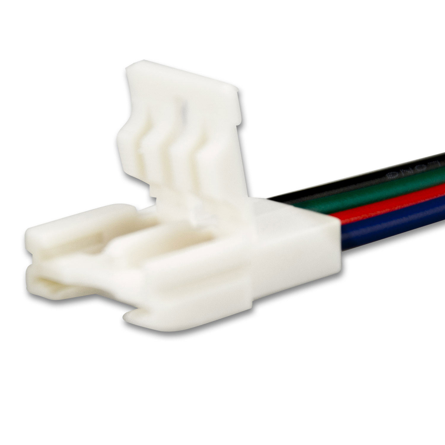 ISOLED Clip-Kabelanschluss (max. 5A) C2-410 für 4-pol. IP20 Flexstripes mit Breite 10mm Pitch >8mm