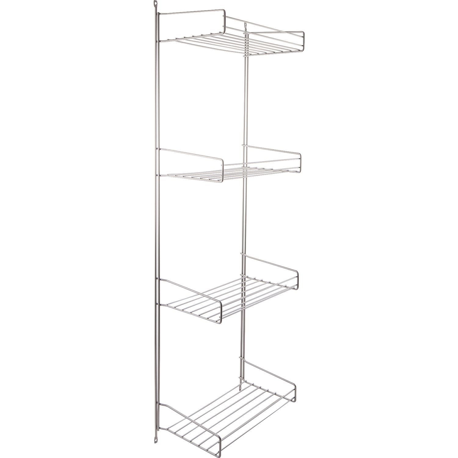 VS Besenschrankhalterung 274 x 858 x 165 mm Stahldraht Silber