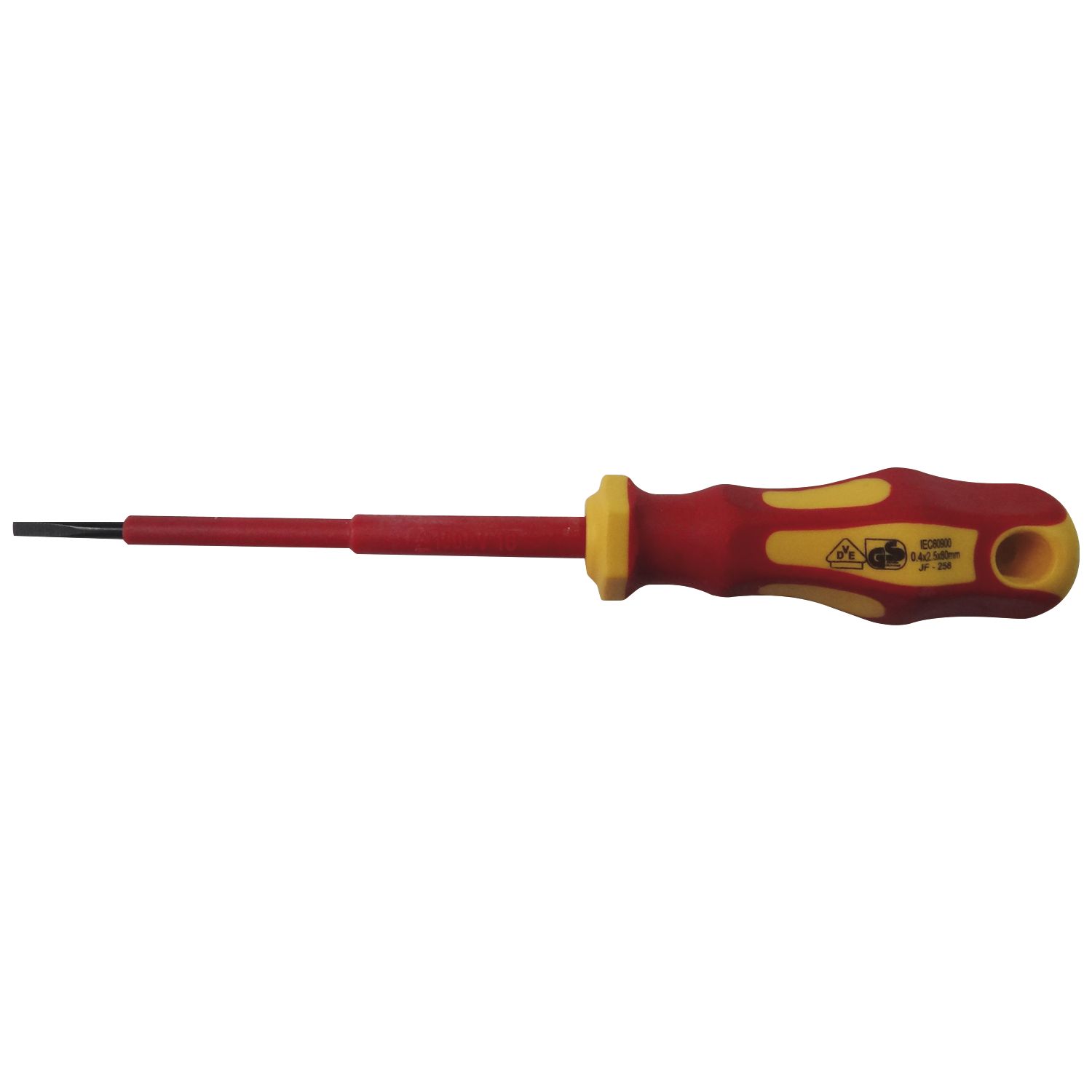WGB VDE-Schraubendreher Schlitz 2,5 x 80 mm
