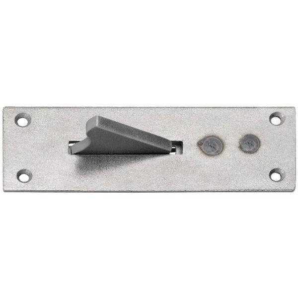 Paderschnapper, Platte 115 x 38 mm, Stahl blank