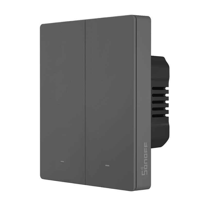 Sonoff SwitchMan Smart Wandschalter M5 80 Matter 2fach graphite