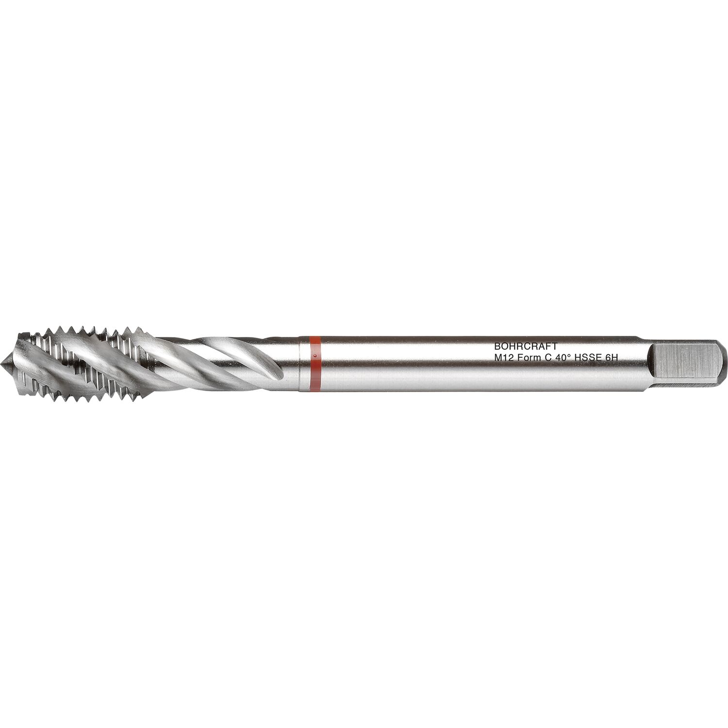 Bohrcraft Maschinengewindebohrer 40º RSP DIN376 M20 Überlaufschaft Rotring