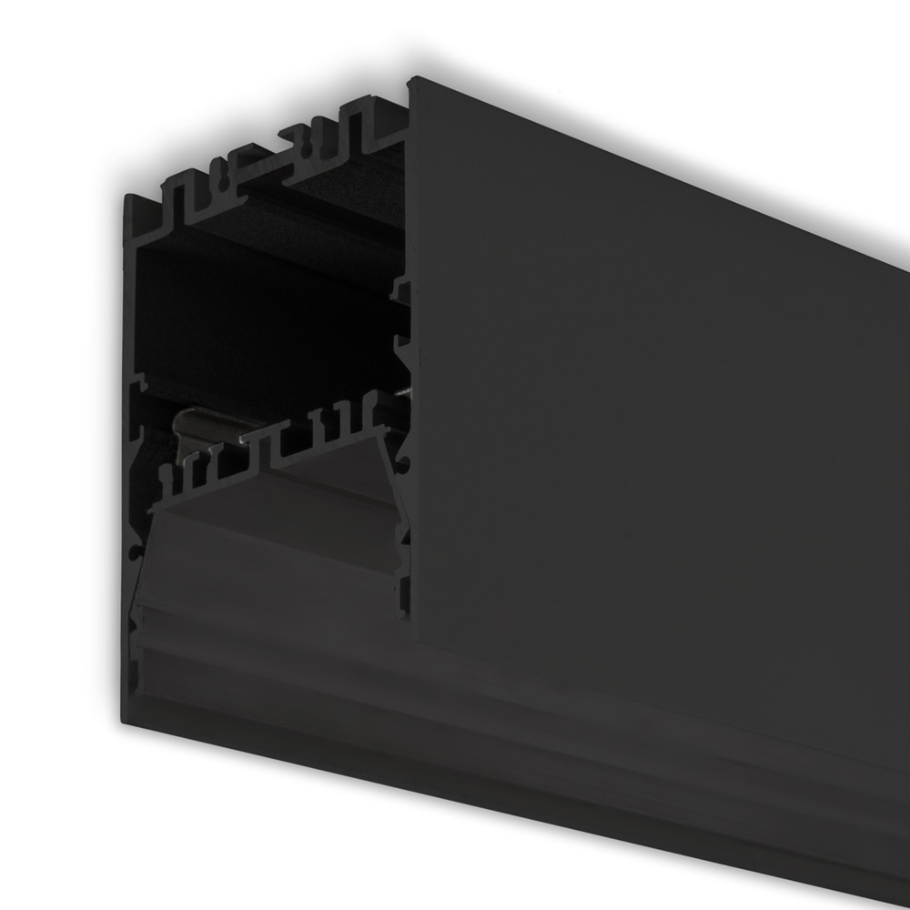 ISOLED LED Leuchtenprofil LAMP40 Up&Down Aluminium schwarz pulverbeschichtet
