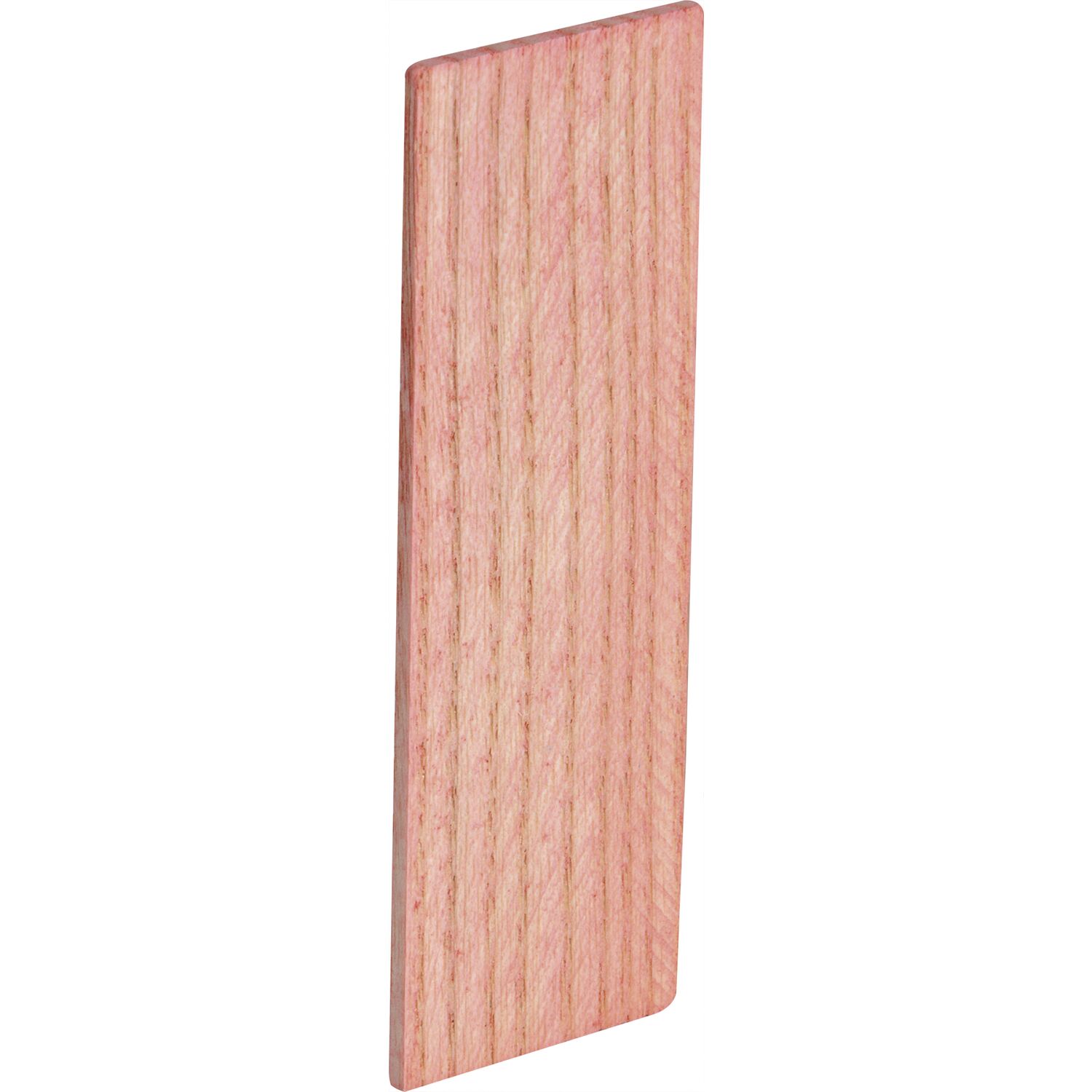Holzklotz Esche lackiert 80 x 26 x 2 rot (100 Stück)