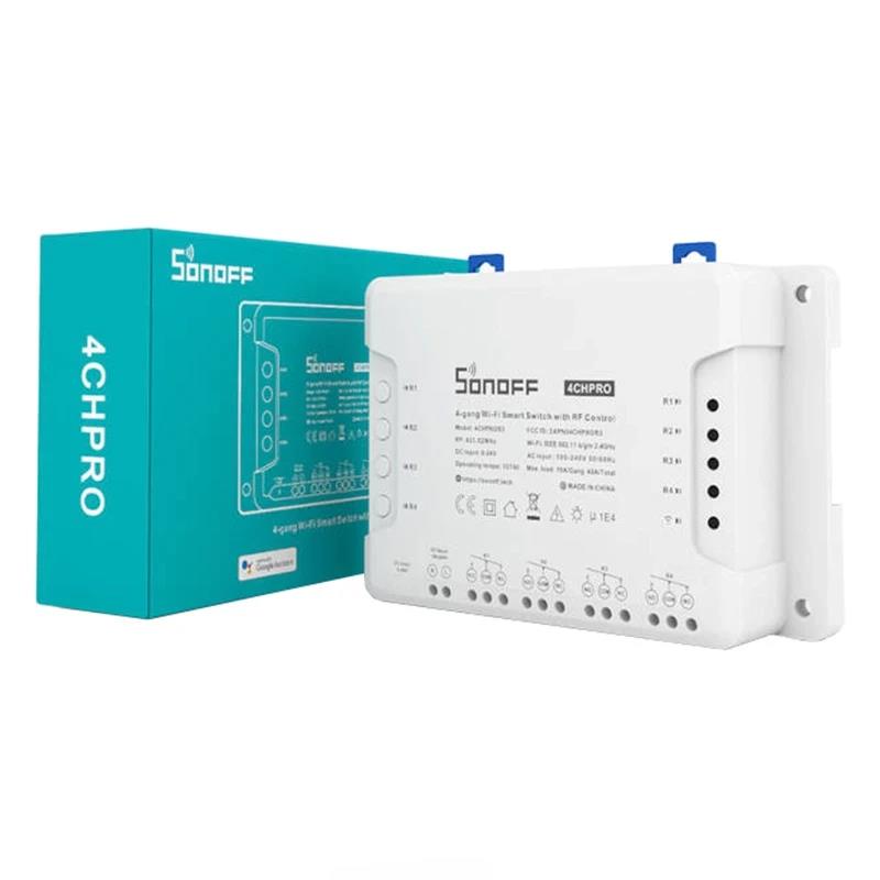 Sonoff 4-fach WLAN-Smart-Switch mit HF-Steuerung 4CHPROR3