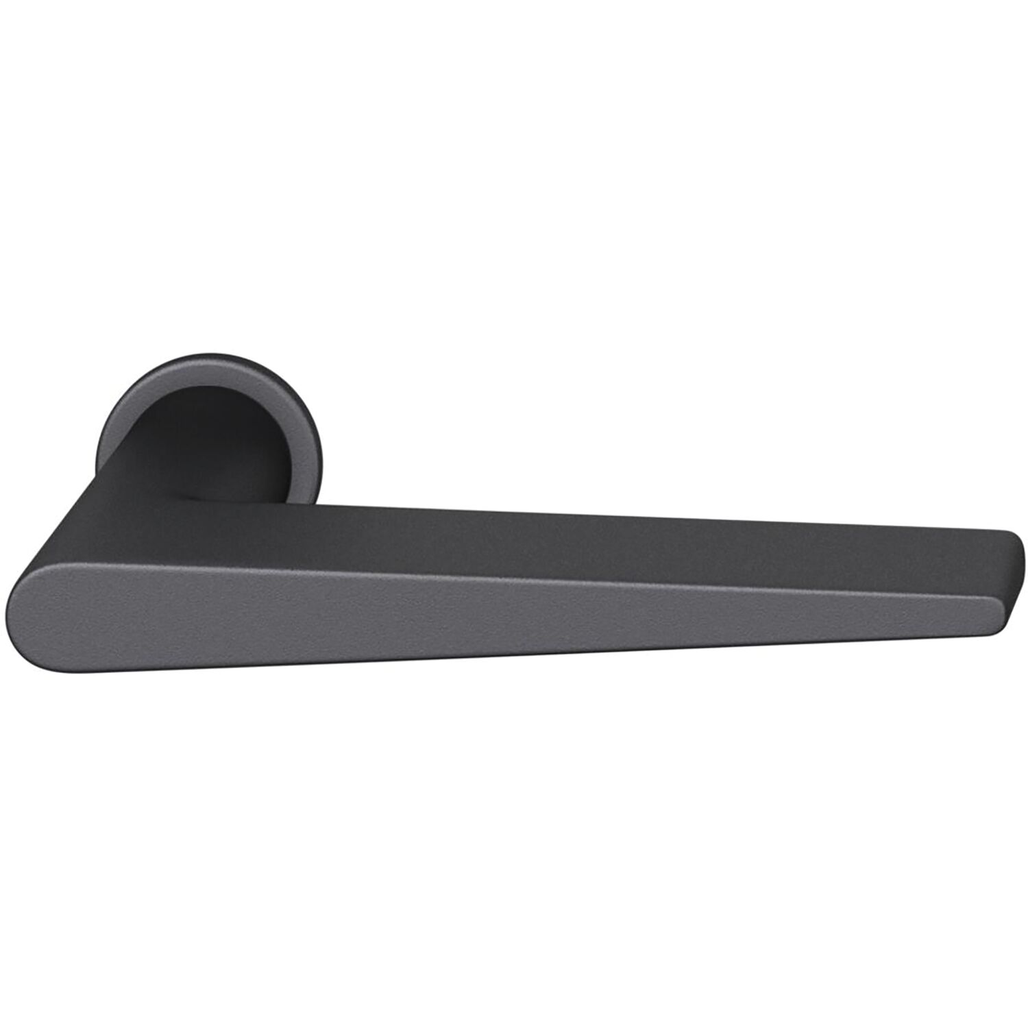 FSB FSB Steckgriff 15 1005 auf Mini-Rosette, Türstärke 39-48 mm, Aluminium schwarz