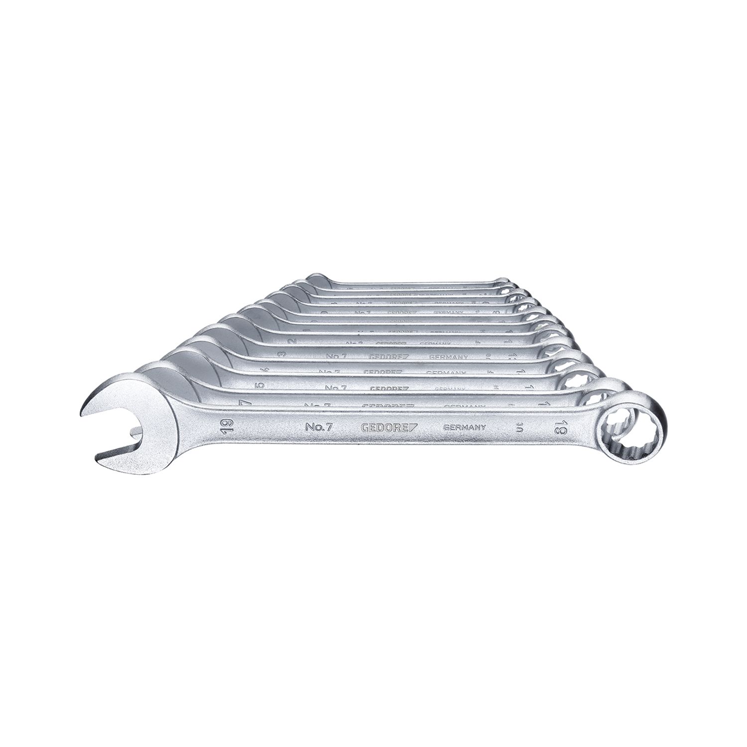 Gedore Ringmaulschlüssel-Satz 7/0112 DIN3113A 6-19 mm 12-teilig