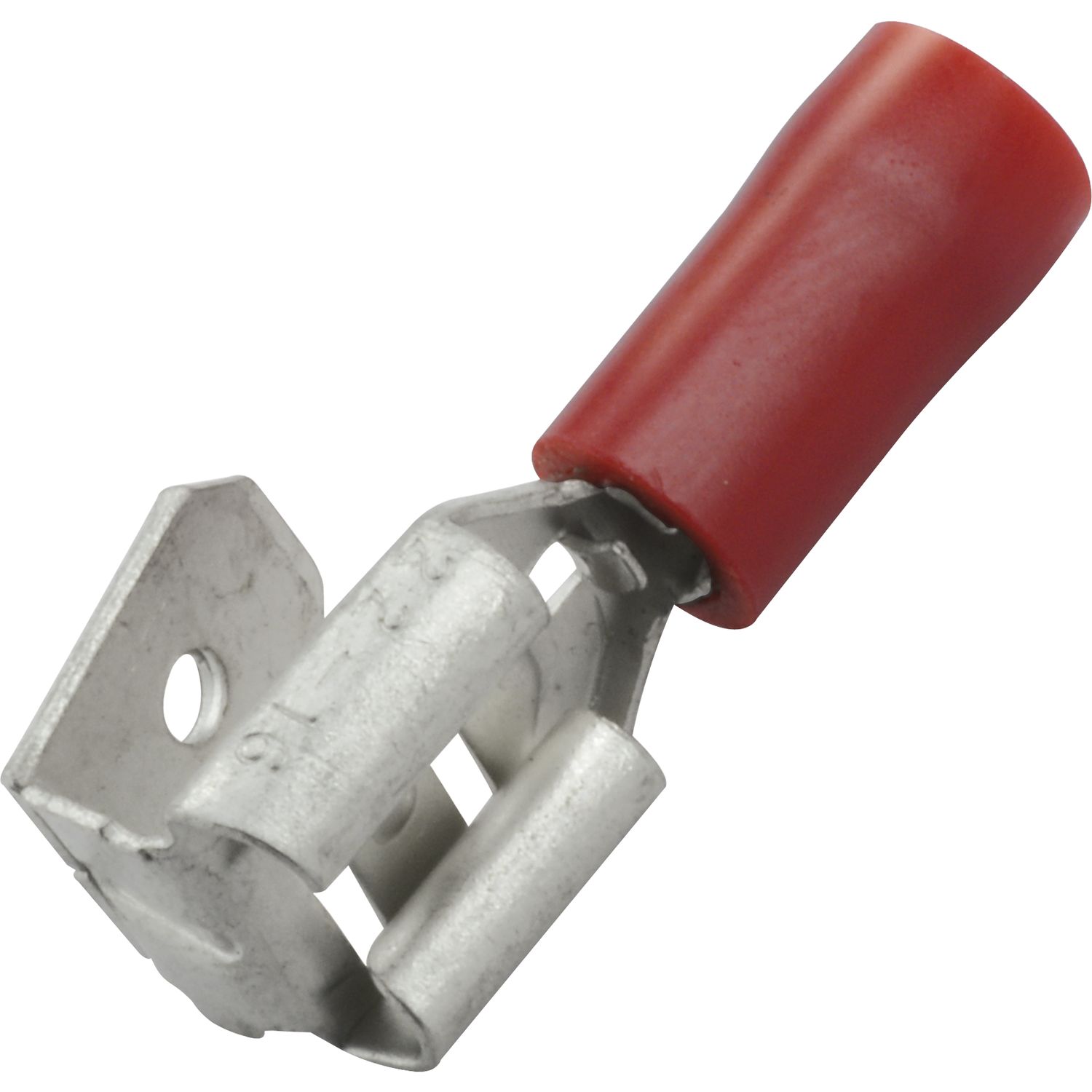 Flachsteckhülse mit Abzweiger 6,3x0,8 Querschnitt 0,5 - 1,5 mm² isoliert rot