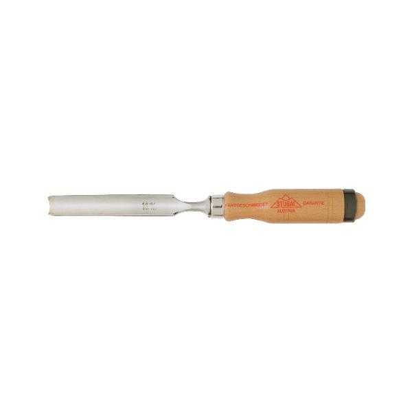 STUBAI Hohleisen mit Holzheft Breite 20mm
