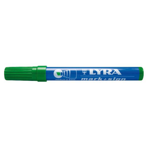 Lyra Permanent-Marker 111 Strichbreite 2-6 mm grün schräge Spitze
