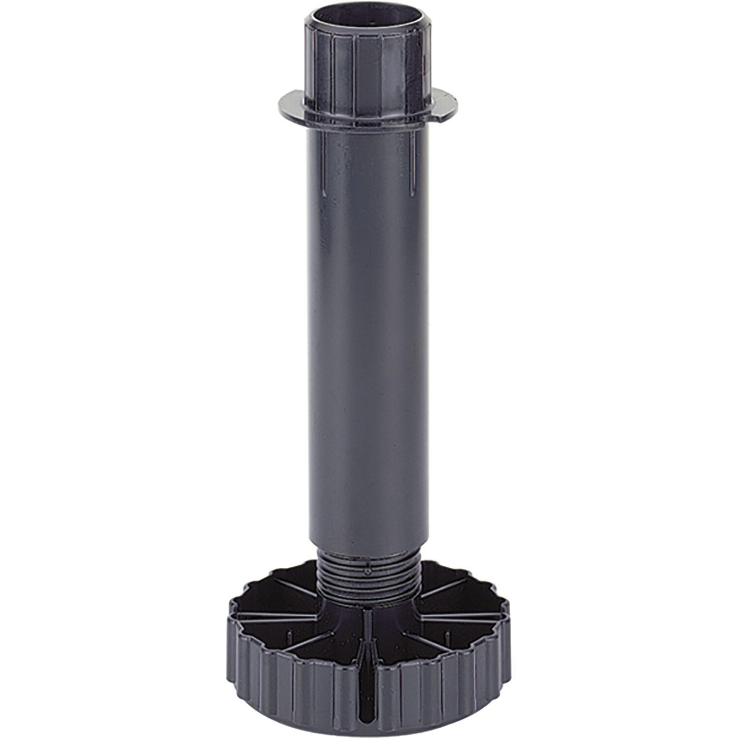 Hettich KORREKT Sockelverstellfuß 180 mm, Kunststoff schwarz