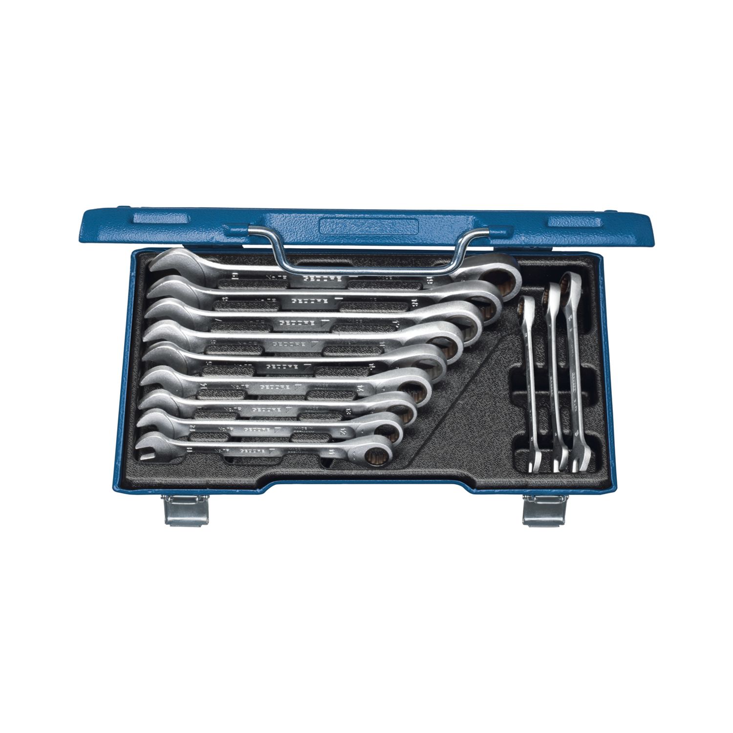 Gedore Maulschlüssel-Satz mit Ringratsche 7R 8-19 mm 12-teilig